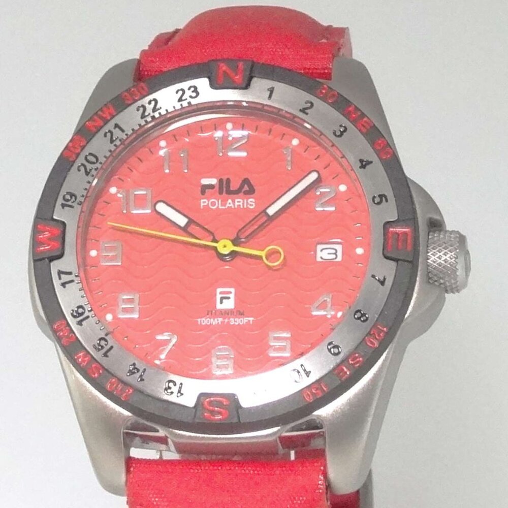 NEW VINTAGE FILA POLARIS Titanium 100-M WOMAN'S / BOYS DIVERS WATCH